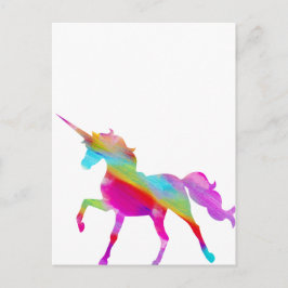 Magische funkelnd Regenbogenpresse Postkarte