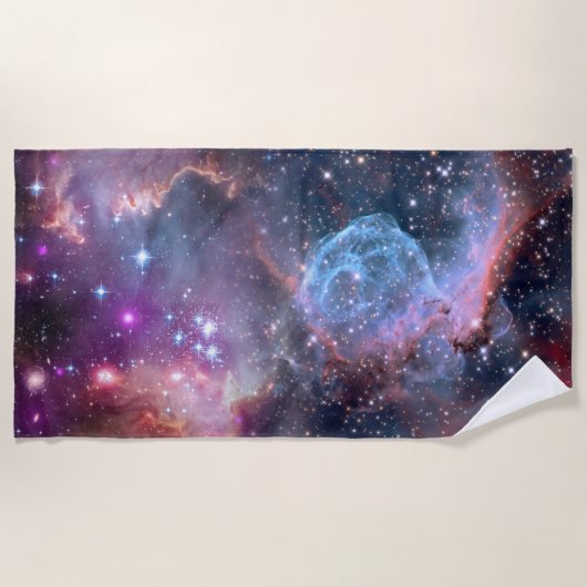Magische Galaxy Beach Handtuch (Vorderseite)