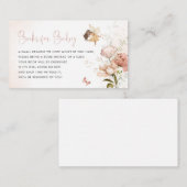 Magische Gartenbücher für die Kinderkarte Begleitkarte (Vorne/Hinten)