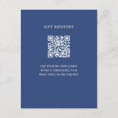 Magische Gartenlackierung Babydusche Windelwanne Begleitkarte (Rückseite)