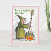 Magische Geburtskarte Karte (Vorderseite)