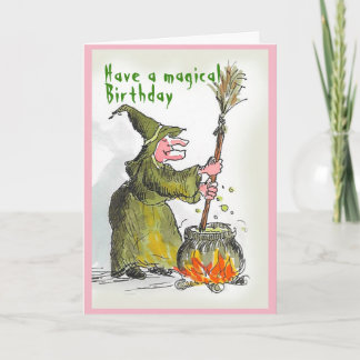 Magische Geburtskarte Karte