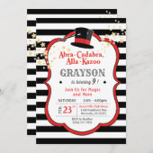 Magische Geburtstagseinladung Einladung (Vorne/Hinten)