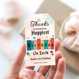 Magische Geburtstagsparty Geschenkanhänger