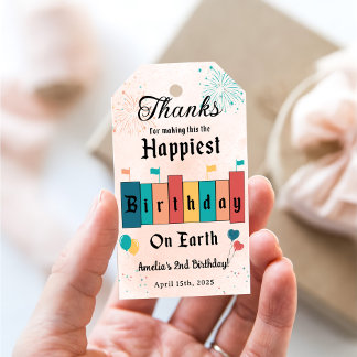 Magische Geburtstagsparty Geschenkanhänger