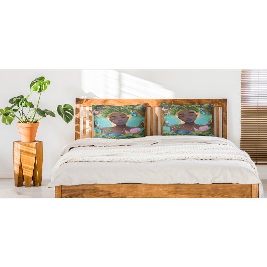 Magische Geschichte einer schwarzen afrikanischen Kissenbezug