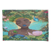 Magische Geschichte einer schwarzen afrikanischen Kissenbezug (Vorderseite-Links)