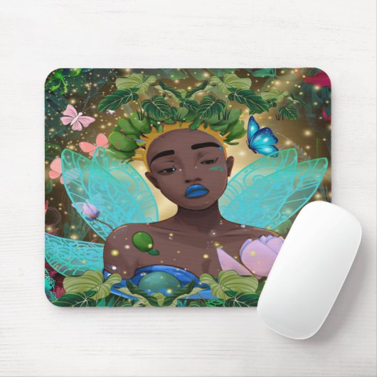 Magische Geschichte einer schwarzen afrikanischen Mousepad (Mit Mouse)