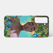 Magische Geschichte einer schwarzen afrikanischen Samsung Galaxy Hülle (Rückseite (Horizontal))