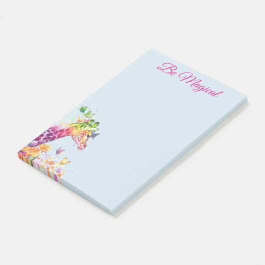 Magische Giraffe-Post-it-Hinweise Post-it Klebezettel (angewinkelt)