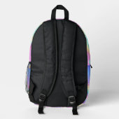 Magische Girls' Rucksack mit Fairy Cat, Regenbogen (Rückseite)