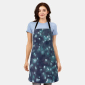 Magische Glitzern All-over-Print-Schürze Schürze (Getragen)