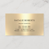 Magische Glitzern Haushaltshilfe Reinigungsservice Visitenkarte (Rückseite)