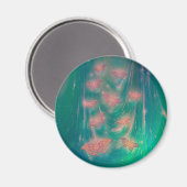 Magische glühende Moths Fantasy Art Magnet (Vorderseite/Rückseite)