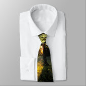 Magische Glühwürmchen, traumhafte Landschaft Krawatte (Gebunden)