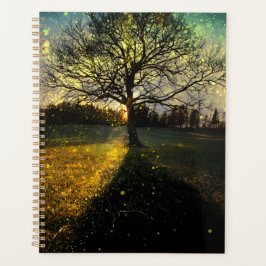 Magische Glühwürmchen, traumhafte Landschaft Planer