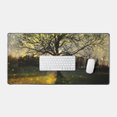 Magische Glühwürmchen, traumhafte Landschaft Schreibtischunterlage (Tastatur & Maus)