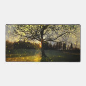 Magische Glühwürmchen, traumhafte Landschaft Schreibtischunterlage (Vorderseite)