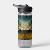 Magische Glühwürmchen, traumhafte Landschaft Trinkflasche (Rechts)