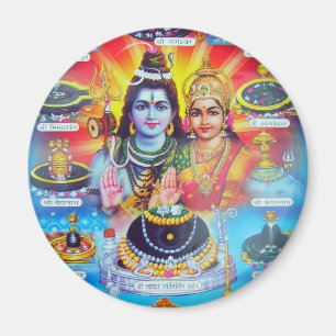 MAGISCHE GOTTHEITEN VON HINDUISMUS MAGNET