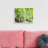 Magische grüne Waldszene. Leinwanddruck (Insitu (Wohnzimmer))
