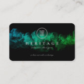 Magische grüne Wolke hinzufügen Logo Visitenkarte (Vorderseite)