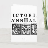 Magische Halloween-Karte frieren Karte (Rückseite)