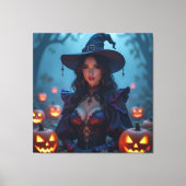 Magische Halloween-Nacht  Leinwanddruck (Vorderseite)
