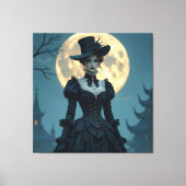 Magische Halloween-Nacht Leinwanddruck (Vorderseite)