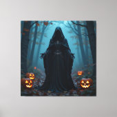 Magische Halloween-Nacht Leinwanddruck (Vorderseite)