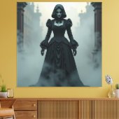 Magische Halloween-Nacht Leinwanddruck (Insitu (Wohnzimmer))