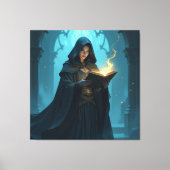 Magische Halloween-Nacht Leinwanddruck (Vorderseite)