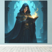 Magische Halloween-Nacht Leinwanddruck (Insitu (Holzboden))