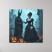 Magische Halloween-Nacht  Leinwanddruck (Vorderseite)