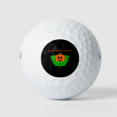 Magische Halloween Pumpkin Golf Balls Golfball (Vorderseite)