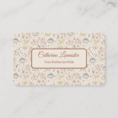 Magische Hände mit Augen in Pastel QR Code Visitenkarte (Vorderseite)