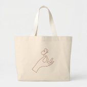 Magische Handline Art Tote Tasche (Vorne)