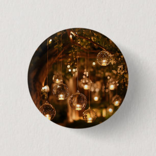 Magische hängende Glaslaternen Kerze Button