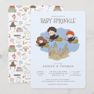 Magische Harry Potter und Hogwarts Baby Sprinkle Einladung