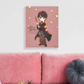 Magische HARRY POTTER™ Wasserfarbe Leinwanddruck (Insitu (Wohnzimmer))
