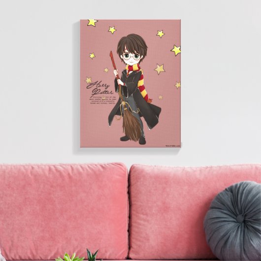 Magische HARRY POTTER™ Wasserfarbe Leinwanddruck (Insitu (Wohnzimmer))