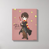 Magische HARRY POTTER™ Wasserfarbe Leinwanddruck (Vorderseite)