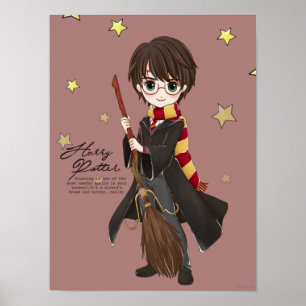 Magische HARRY POTTER™ Wasserfarbe Poster