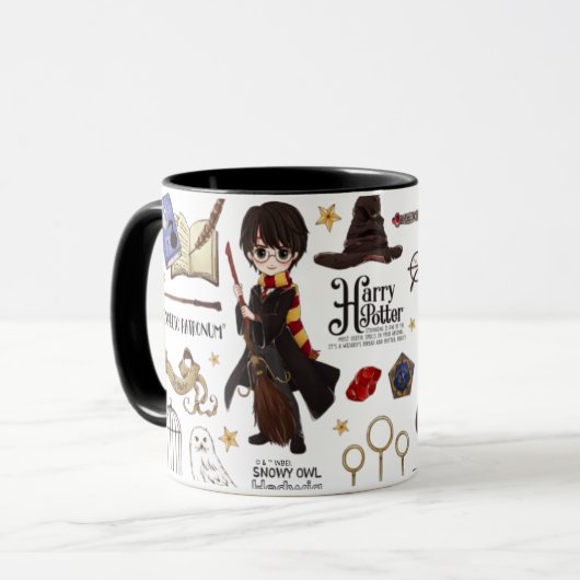 Magische HARRY POTTER™ Wasserfarbe Tasse (Vorderseite Links)