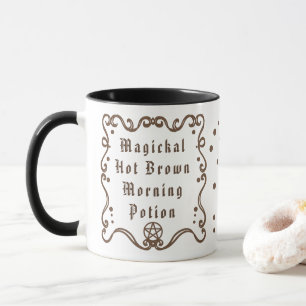 Magische heiße braune Morgen-Potions-Kaffeetasse Tasse