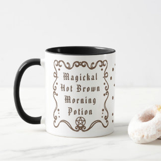 Magische heiße braune Morgen-Potions-Kaffeetasse Tasse