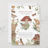 Magische Herbstwald-Fairy | Geburtstag Einladung (Vorderseite)