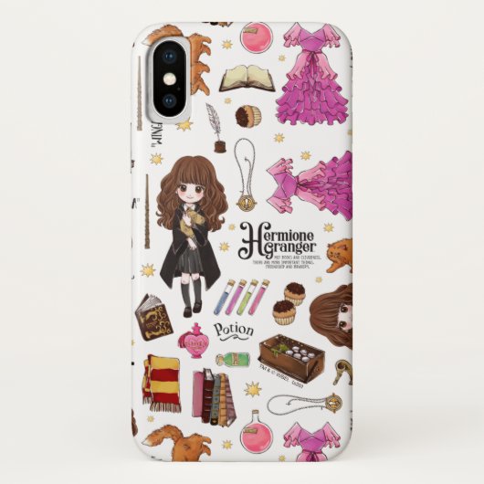 Magische Hermione Granger Wasserfarbe Case-Mate iPhone Hülle (Rückseite)