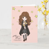 Magische Hermione Granger Wasserfarbe Karte (Gelbe Blume)