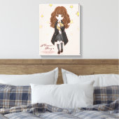 Magische Hermione Granger Wasserfarbe Leinwanddruck (Insitu (Schlafzimmer))